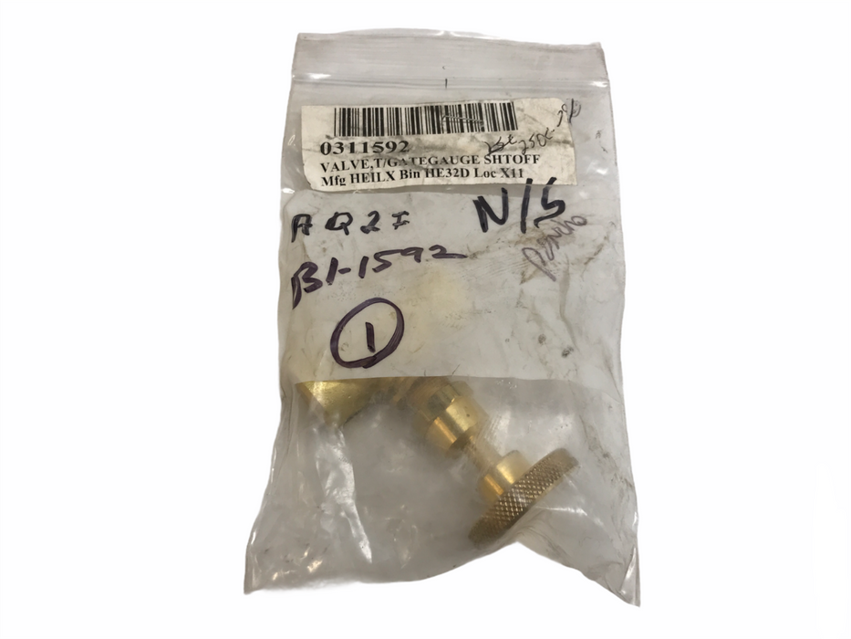 Rego Gate/Gauge Shut Off Valve NVG250B NOS