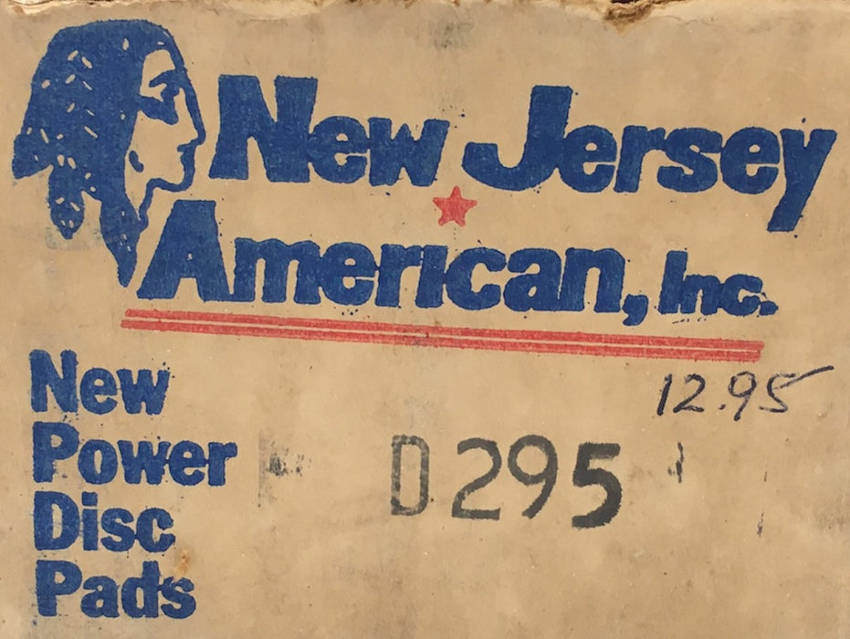 New Jersey American Disc Brake Pads D295 NOS