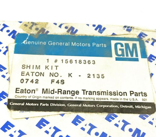 Eaton/GM Shim Kit 15618363 (K2135) NOS