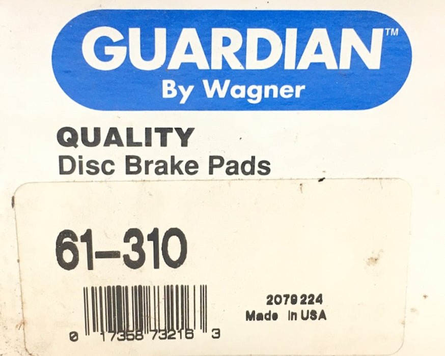 Guardian Disc Brake Pads 61-310 NOS