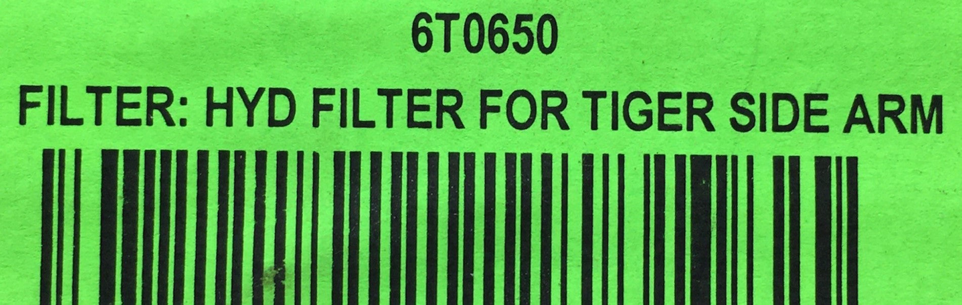 Tiger Mowers Hydraulic Oil Filter Element 6T0650 NOS