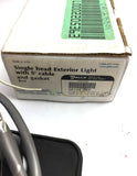 Galls Single Head Exterior Light Red W/5' Cable and Gasket GR134 NOS