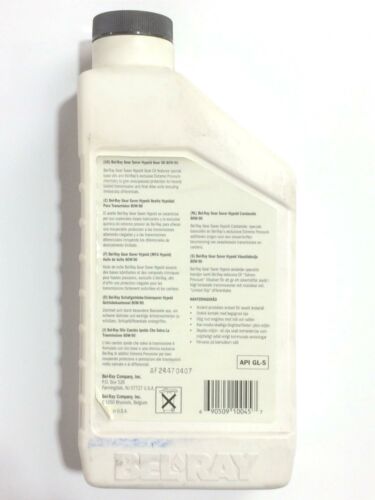 bel ray gear saver 80w Bel-Ray Gear Saver Hypoid Gear Oil 32oz 80W-90 NOS — governmenttransitsurplus.com