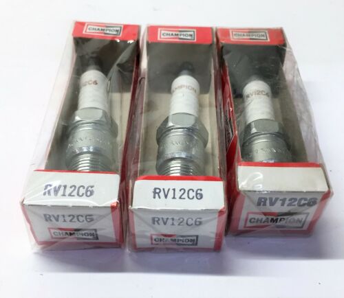 Champion Copper Plus Spark Plug 35 RV12C6 [Lot of 3] NOS