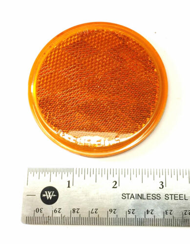 Ram Products 3" Amber Adhesive-Backed Reflector XVSM47A [Lot of 11] NOS