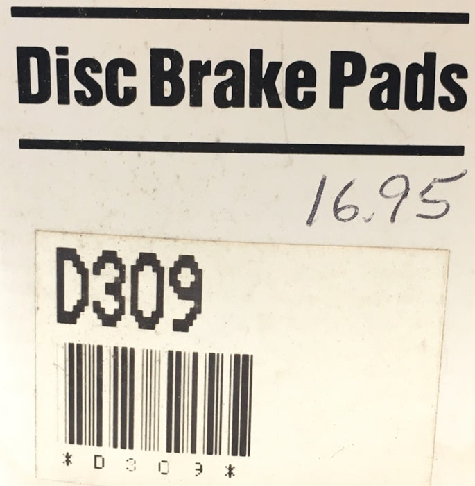 World Car Disc Brake Pads D309 NOS