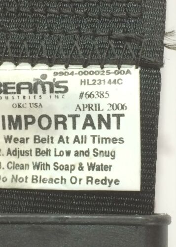 Beam's 9904-000025-00A Seat Belt [Lot of 2] NOS