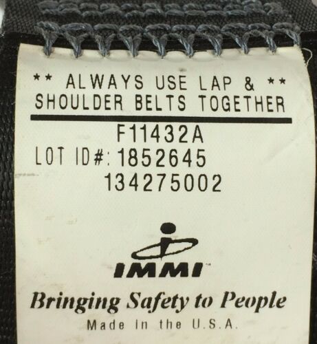 IMMI SEAT BELT F11432A EXT Male and Female Connector NOS