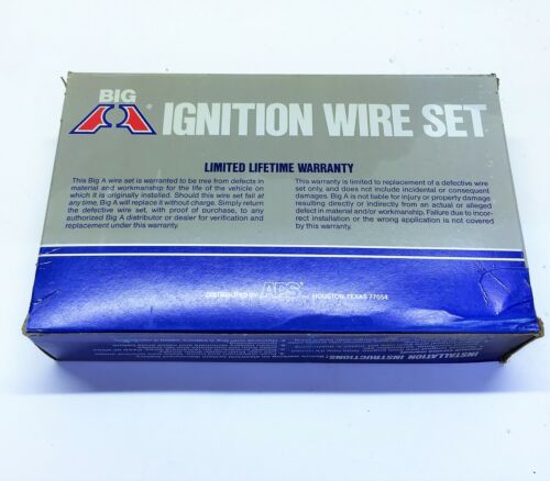 Big A/Standard Custom Ignition Wire Set 101-9616 NOS