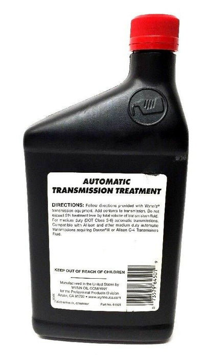 WynnΓÇÖs 32oz Automatic Transmission Treatment 64501 NOS