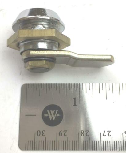 Keyed Cam Lock Key For Door Thickness  1/8 in. Chrome Finish (Lot of 6)