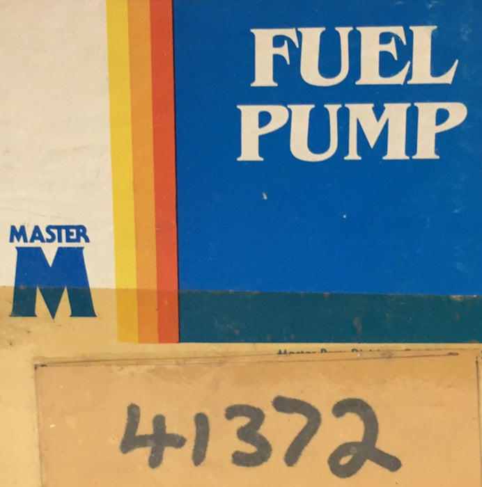 Master Fuel Pump Assembly 41372 NOS