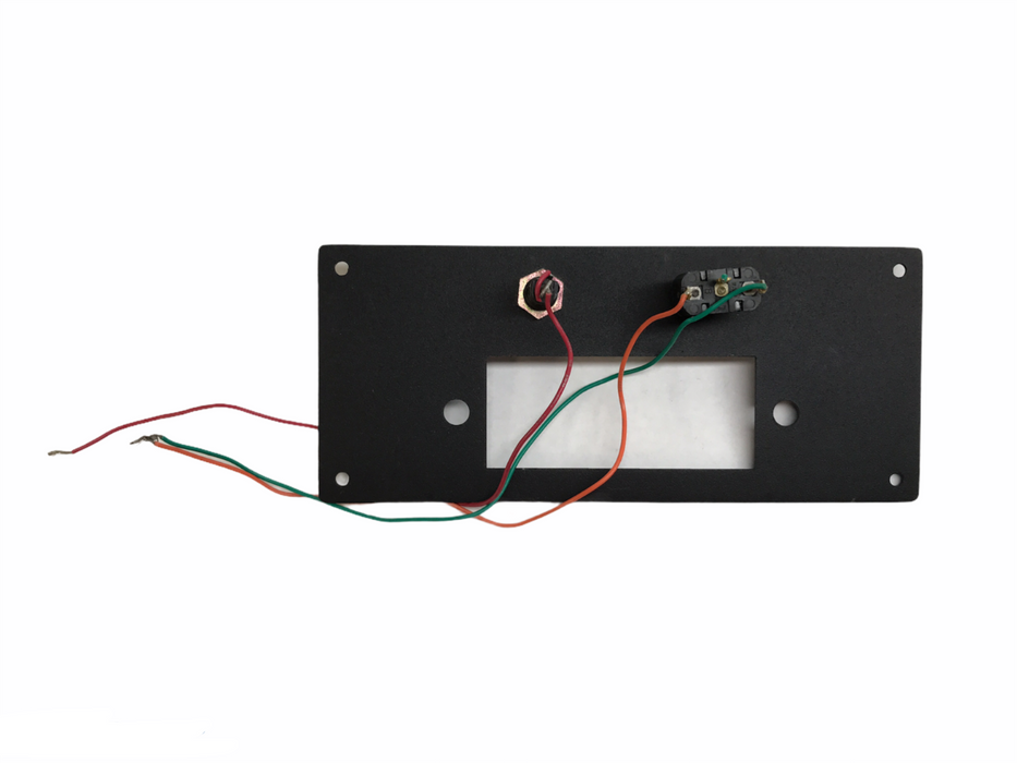 Radio Engineering Technologies Dash Radio Bezel/Panel with Switch and Fuse NOS