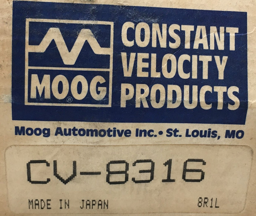 Moog CV Joint Boot Kit CV-8316 NOS