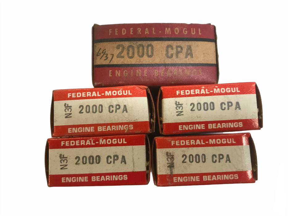 Federal Mogul Connecting Rod Bearing 2000 CPA [Lot of 5] NOS