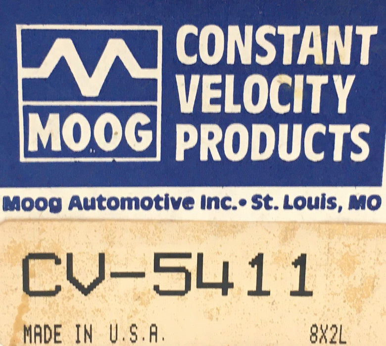 Moog CV Joint Boot Kit CV-5411 NOS