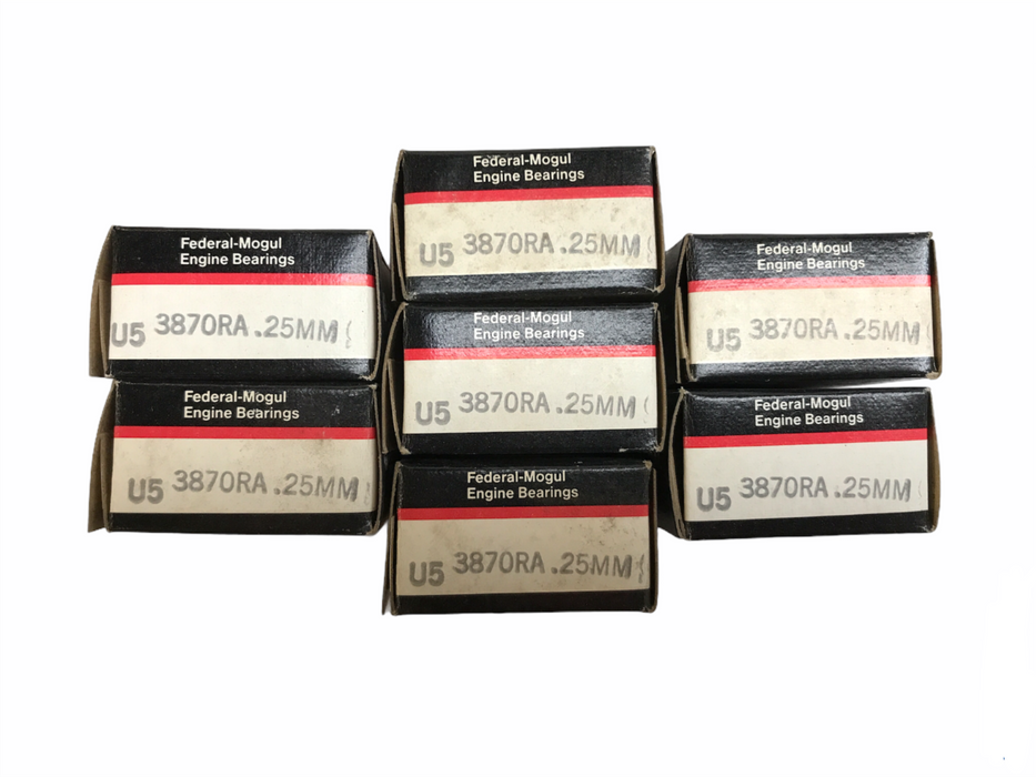 Federal Mogul Connecting Rod Bearing 3870RA.25mm [Lot of 7] NOS