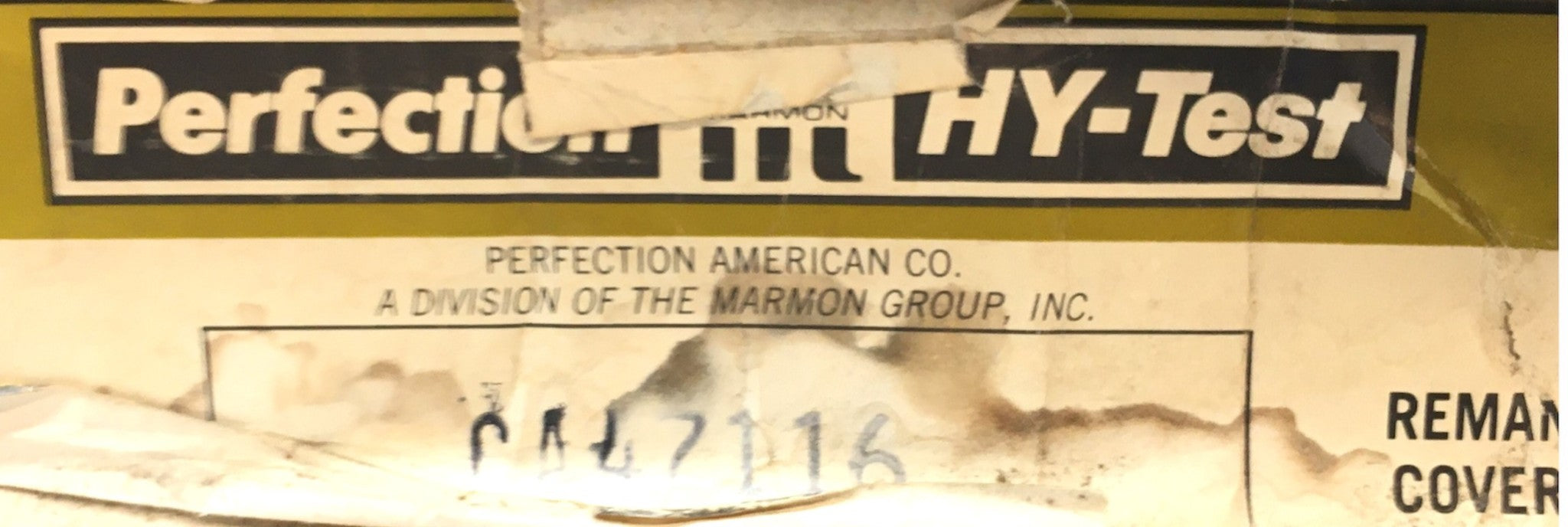 Perfection Hy-Test Marmon Remanufactured Clutch Pressure Plate Cover CA47116 NOS