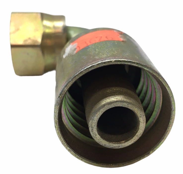 Unbranded Hydrualic Hose Fitting 90┬░ Elbow R1-R2-0K1A NOS