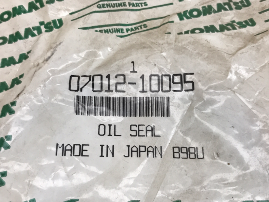 Komatsu OEM Oil Seal 07012-10095 NOS