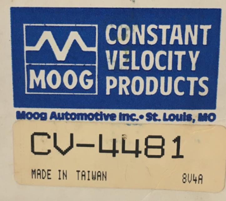 Moog CV Joint Boot Kit CV-4481 NOS