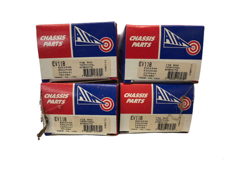 AIM Steering Tie Rod End EV118 [Lot of 4] NOS