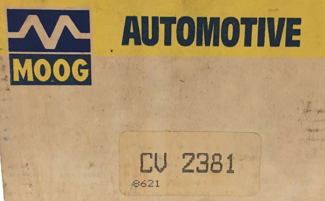Moog CV Joint Boot Kit CV2381 NOS