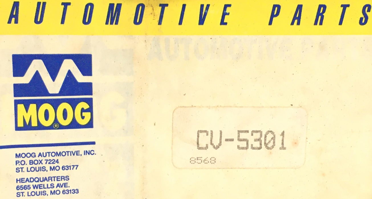 Moog CV Joint Boot Kit CV-5301 NOS