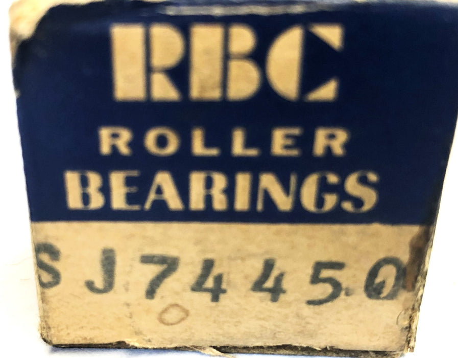 RBC Needle Roller Bearing SJ74450 NOS