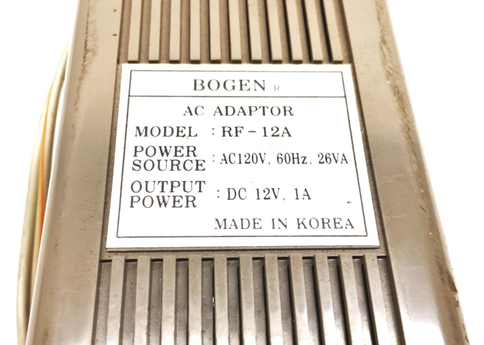 Bogen AC Adapter RF-12A USED
