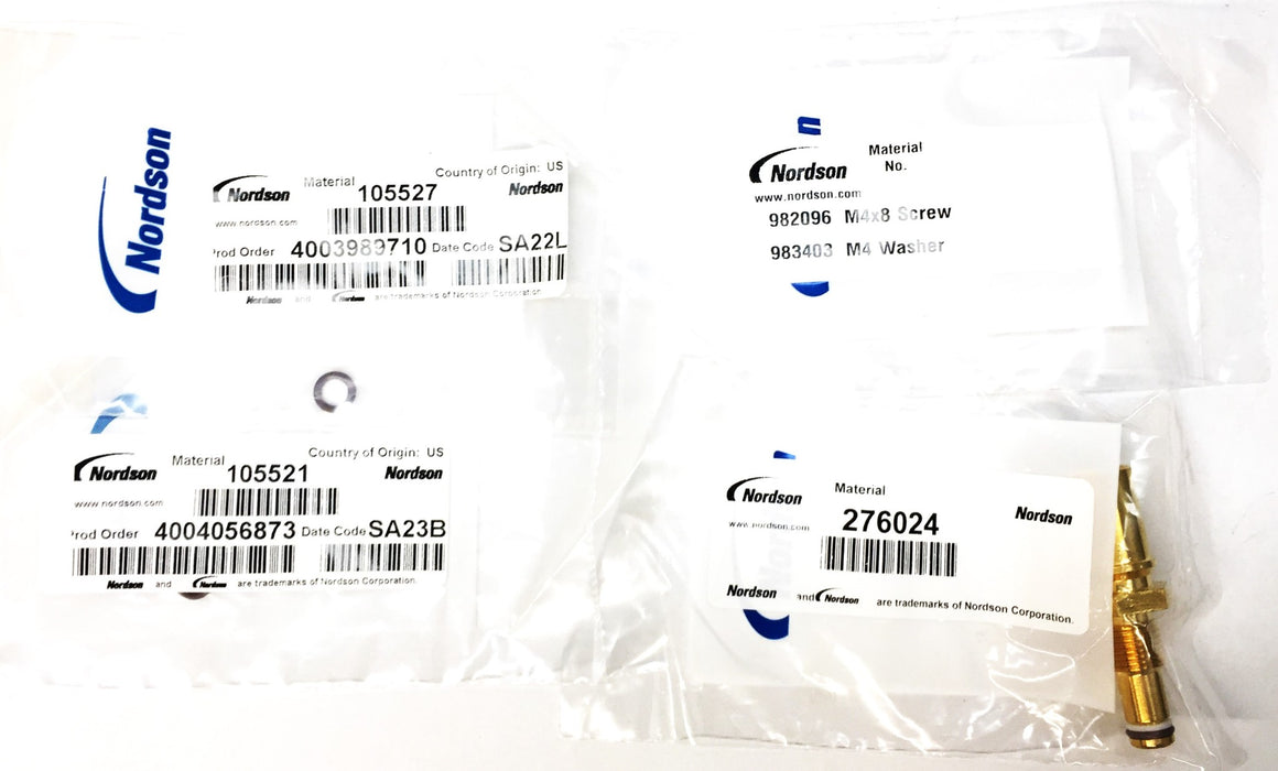 Nordson Replacement Drain Valve Service Kit 105431 NOS