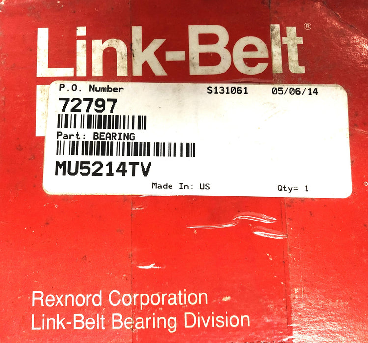 Link-Belt Cylindrical Roller Bearing MU5214TV NOS