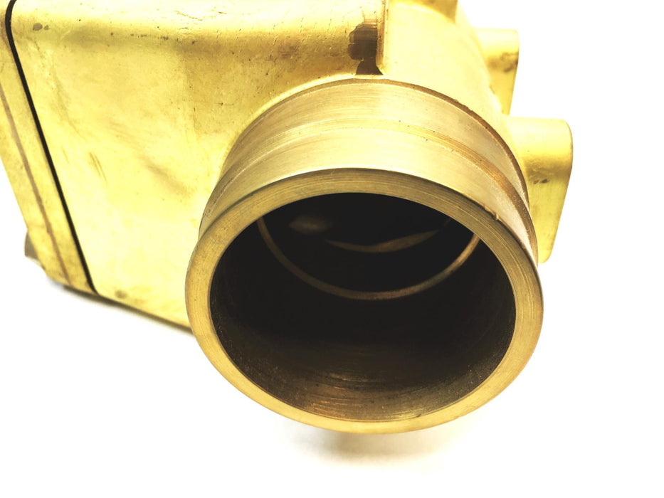 Superior 2 Inch Brass Refrigeration Globe Valve Series C NOS