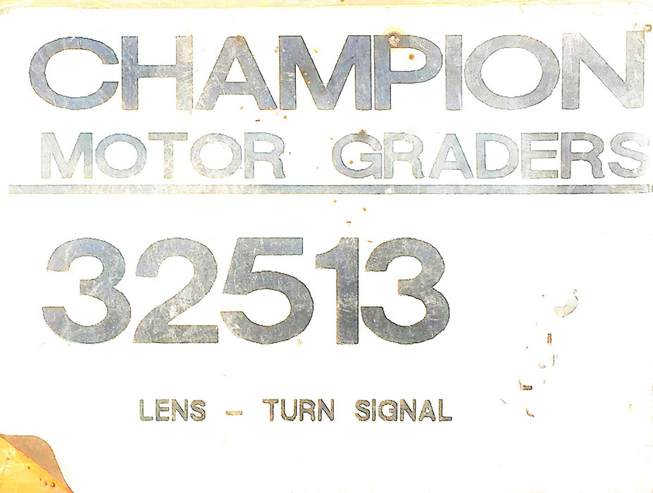 CHAMPION PARTS Amber Lens Turn Signal 32513 NOS