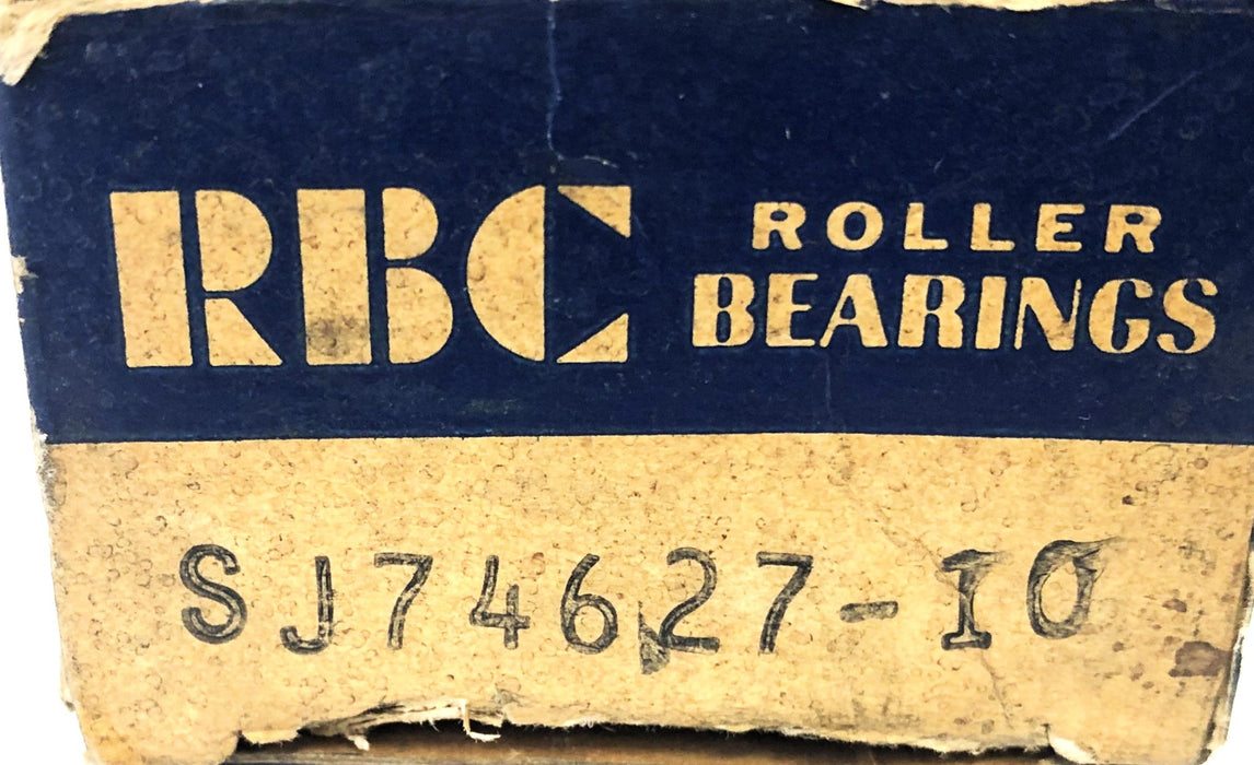 RBC Needle Roller Bearing SJ74627-10 NOS