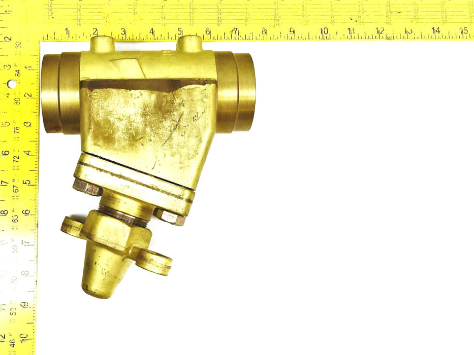 Superior 2 Inch Brass Refrigeration Globe Valve Series C NOS