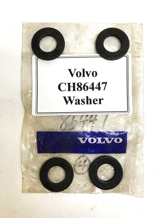 Volvo Construction OEM Black Washer CH86447 [Lot of 4] NOS