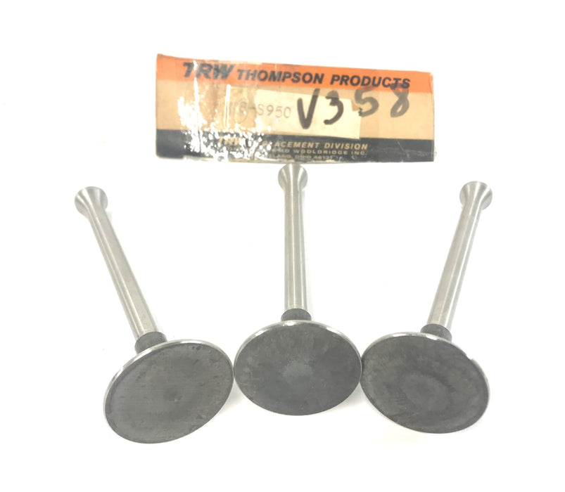 TRW Engine Exhaust Valve S950 (V358) [Lot of 3] NOS