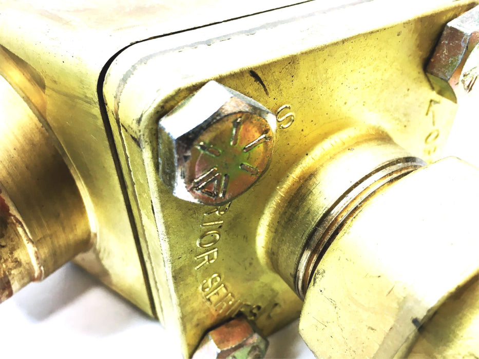 Superior 2 Inch Brass Refrigeration Globe Valve Series C NOS