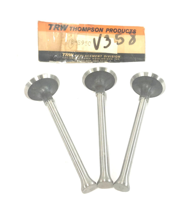TRW Engine Exhaust Valve S950 (V358) [Lot of 3] NOS