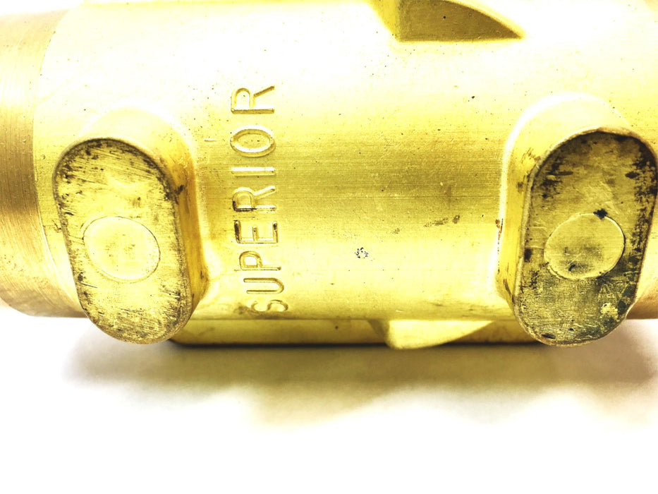Superior 2 Inch Brass Refrigeration Globe Valve Series C NOS