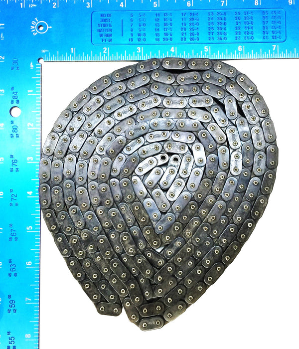Unbranded 9'5" Single Strand Roller Chain w/o Connecting Link 1890 NOS