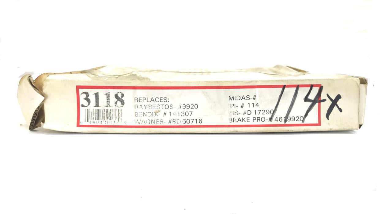 Unbranded Disc Brake Rotor 3118 NOS