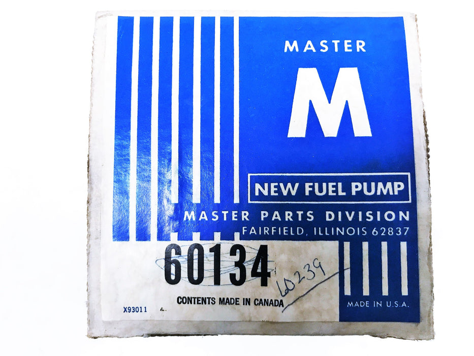 Master Fuel Pump Assembly 60134 NOS