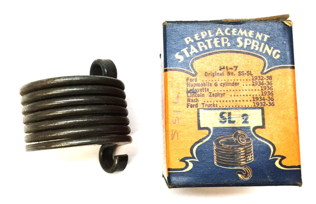 Replacement Starter Spring for Whippet, Ford T, Willys, Durant SL 2 (SL-2) NOS