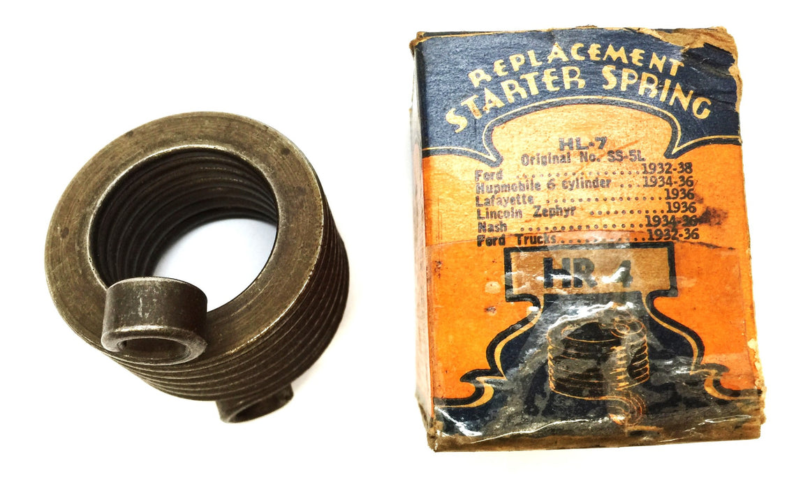 Replacement Starter Spring for Chrysler, DeSoto, Nash, Studebaker HR4 (HR 4) NOS