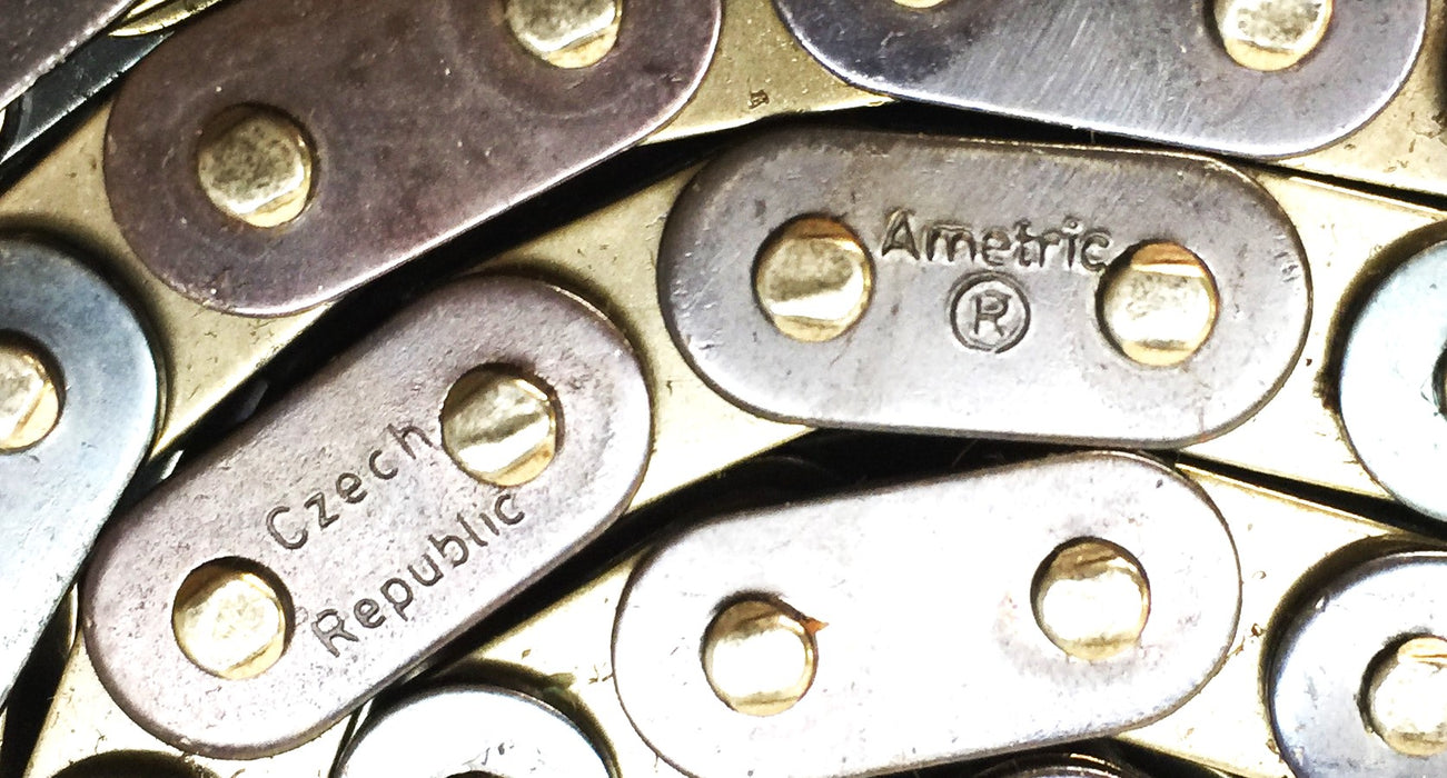 Ametric 41" Double Strand Roller Chain w/o Connecting Link NOS
