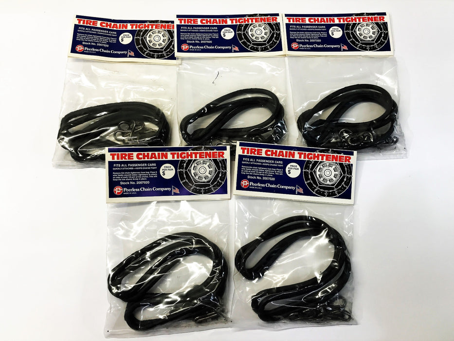 Peerless Tire Chain Tighteners, 1 Pair, 2007020 [Lot of 5] NOS