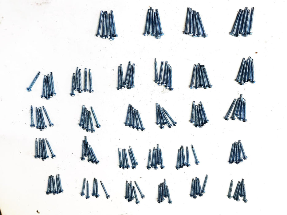 Philstone 8 x 1-1/2 Self Drilling Hex Washer Head Screw 1ME32G [Lot of 140] NOS