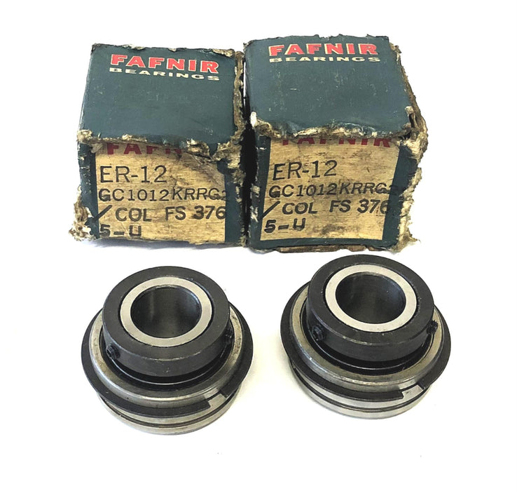 Fafnir Ball Bearing Insert With Collar GC1012KRRG2 (ER12) [Lot of 2] NOS